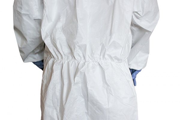 Комбинезон одноразовый защитный из биоспана 50г/кв. м р. XXXL рост универсальный белый