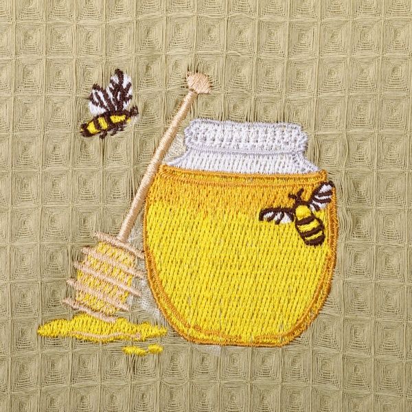 Набір рушників солодкий мед 45x60 см Homeline бежевий/жовтий 