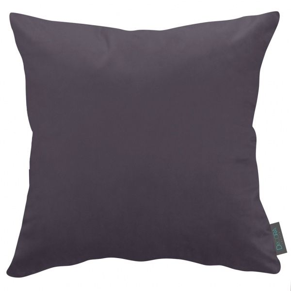 Подушка декоративна Velour 45x45 см графіт Decora textile 