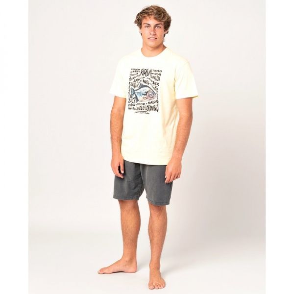 Футболка Rip Curl Destination Animals CTESS5-4822 р. L жовтий