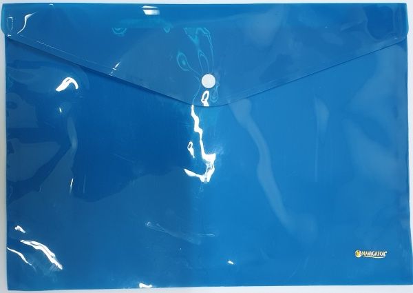 Папка-конверт на кнопке 33x23 см в ассортименте Navigator