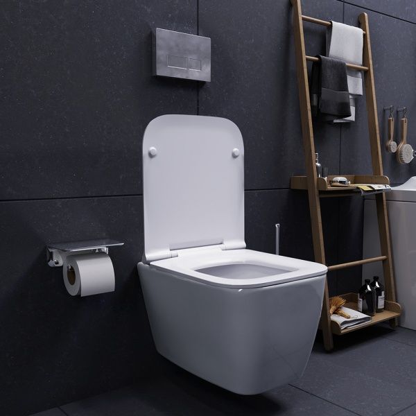 Унитаз подвесной AM.PM безободковый FlashClean C90A1701SC Gem