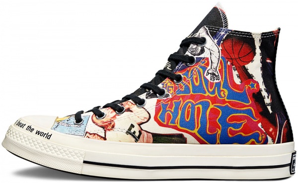 Кеды Converse CHUCK 70 HI 170680C р.US 10,5 разноцветный