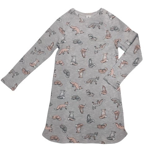 Ночная рубашка для девочки Роза р.158 меланж 210561 