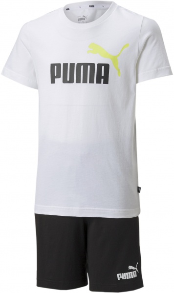 Комплект дитячого одягу Puma Short Jersey Set 84731002 р. 152 біло-чорний