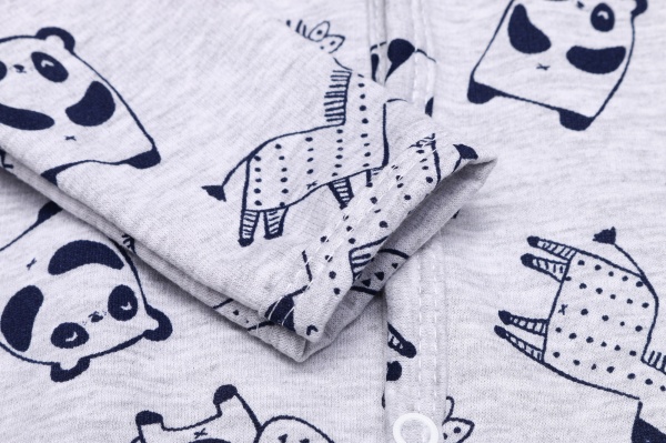 Человечек унисекс Моя планета Звери Кмб401-4 р.56 серый 