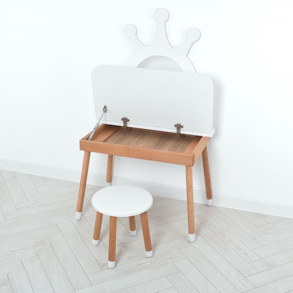 Набор ArinWOOD Трюмо с боксом Принцесса белый 0301 