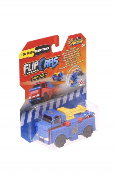 Машинка-трансформер Flip Cars Кран та самоскид EU463875-01