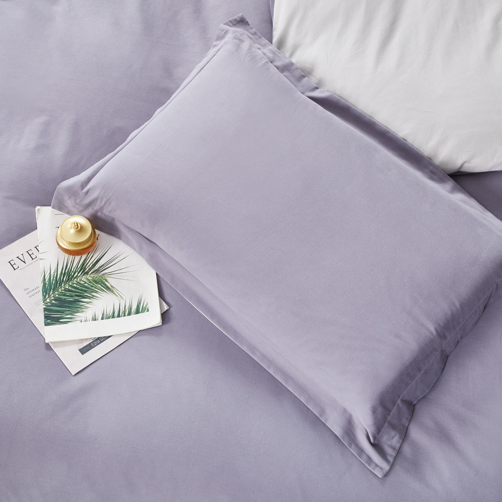 Комплект постільної білизни Cotton Brushed 1.5 графіт La Nuit