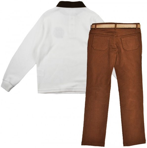 Комплект дитячого одягу Fornello 2218 р.128-134 біло-коричневий 2218 