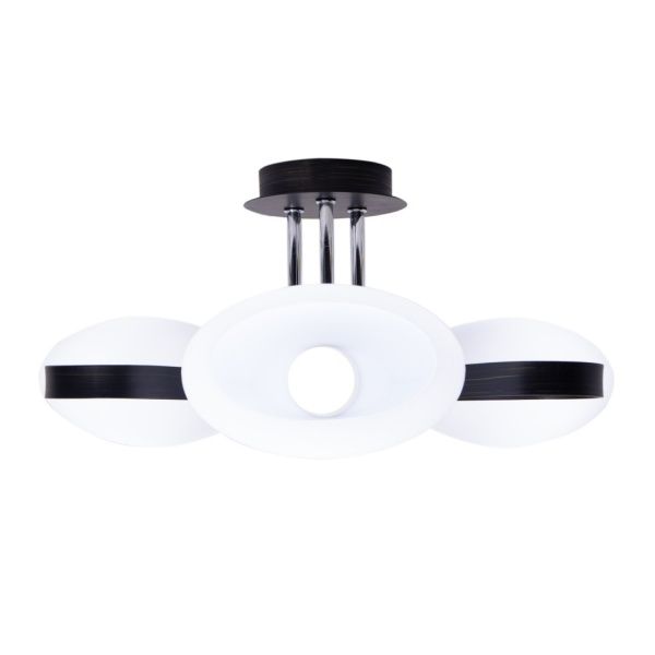 Люстра стельова Altalusse INL-9210C-13 3x40 Вт E14 антична бронза/венге 