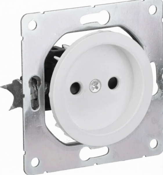 Розетка HausMark Bela SNG-SCP.RD20MG1WTG-WH біла