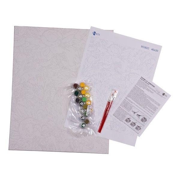 Картина за номерами Сонячні квіти 40x50 см Santi 