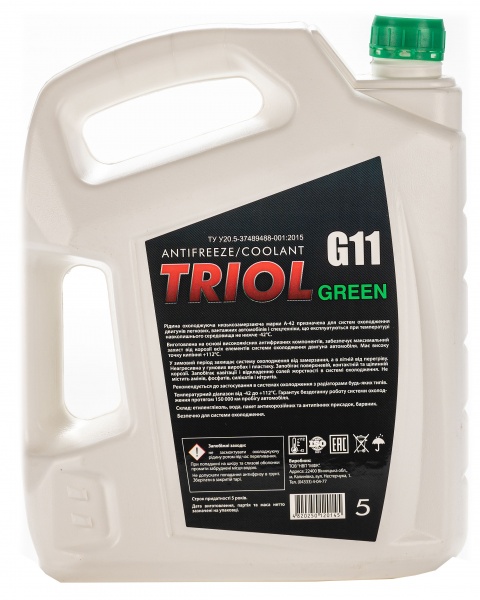Антифриз MFC TRIOL Professional от -40 до +110 5л зеленый 