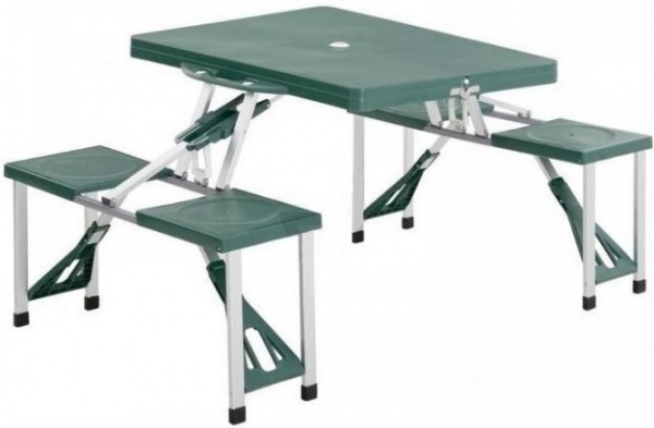 Стол раскладной со стульями комбо HXPT-8821-B (X-TREAM) 64,5x66,5 см зеленый 