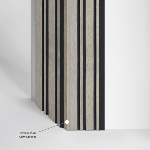 Уголок MARCO decor 1919-333 светлое дерево 19х19х2900 мм