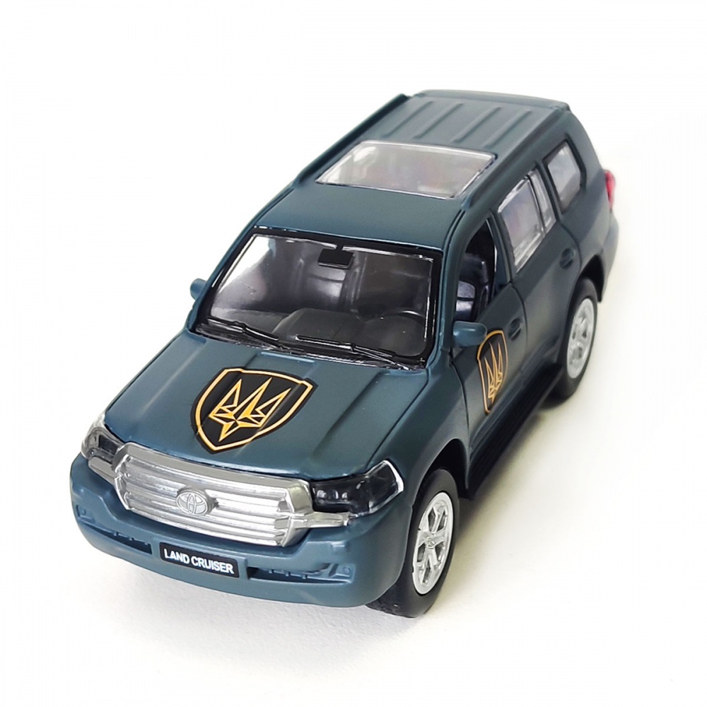 Автомодель TechnoDrive 1:32 серии Шевроны Героев Toyota Land Сruiser Рубеж KM6010