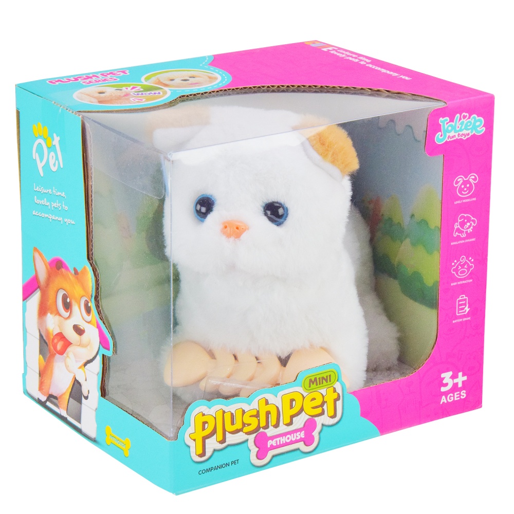 М'яка іграшка Shantou інтерактивний кіт MC-1062