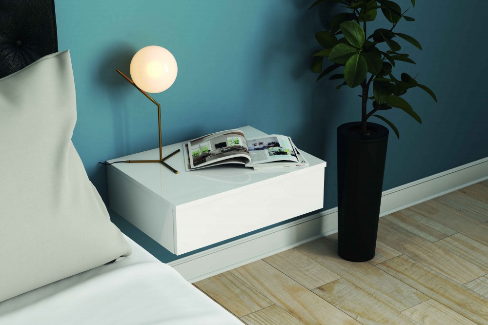 Тумба навесная Світ Меблів Тая 550x160x410 мм нимфея альба/нимфея альба