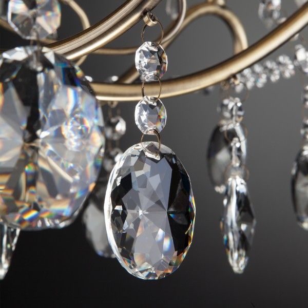 Люстра підвісна Strotskis Teodore 10103/5 5x60 Вт E14 антична бронза 