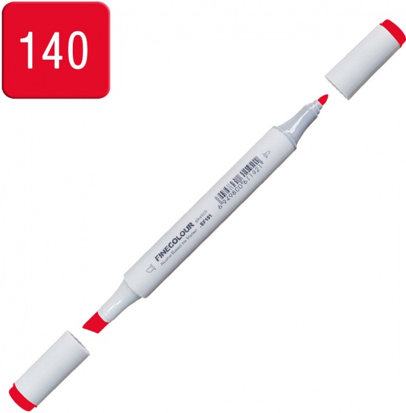 Маркер спиртовой FINECOLOUR Junior EF101-140 кровавый красный 