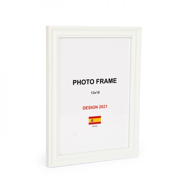Рамка для фото 1 фото 13х18 см белый матовый 