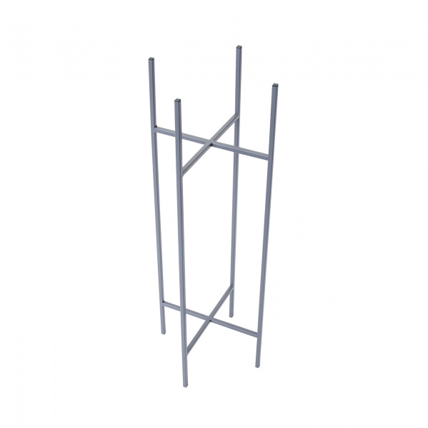 Підставка для квітів Vitan Монстера d 250 мм 27х27x75 см графіт 