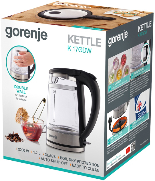 Электрочайник Gorenje K17GDW