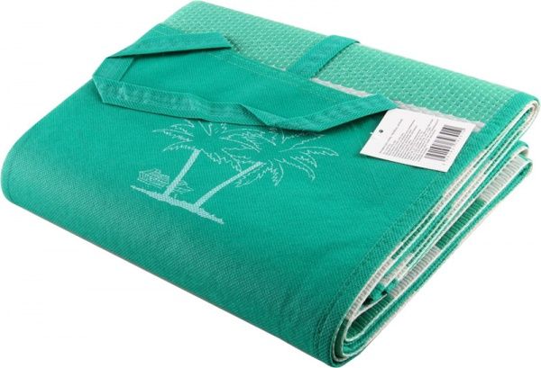 Коврик для пляжа 140x180 см зеленый 