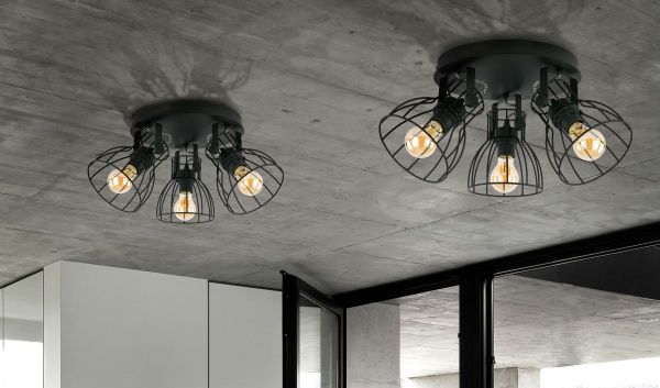 Спот TK Lighting Alano 3x60 Вт E27 черный 2122 