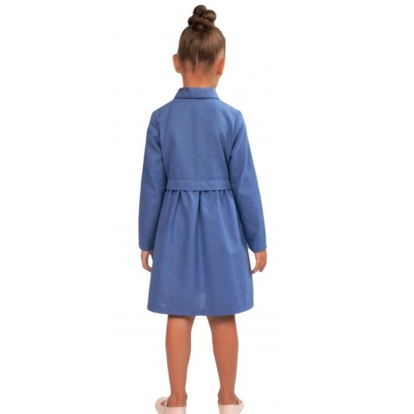 Платье Эдельвика 134 синий 108-19/00 