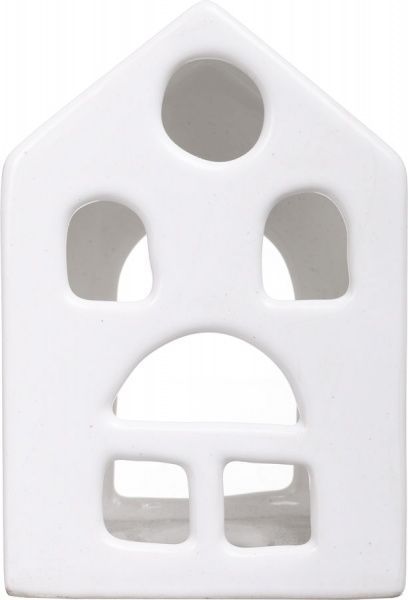 Подсвечник дом белый