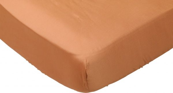 Простирадло Mono Orange D 240x260 см помаранчевий La Nuit 