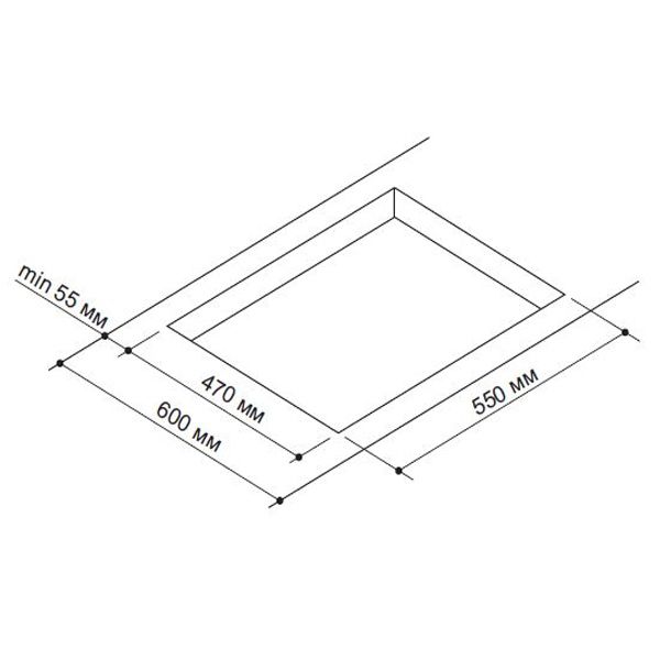 Варочная поверхность газовая Pyramida PSE 641 black