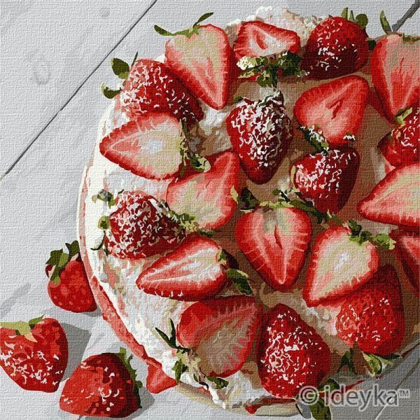 Картина за номерами Полуничне щастя Ідейка 