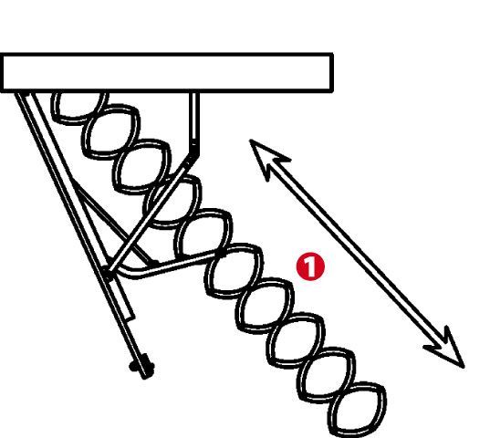 Лестница чердачная Oman Flex Termo H280 80x70 см