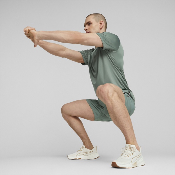 Футболка Puma PUMA FIT TAPED TEE 52418044 р.S зеленый