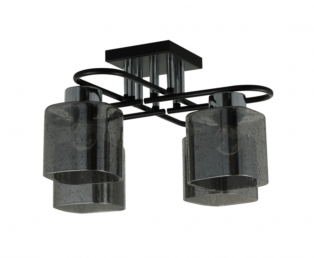 Люстра Sensio Orlean 4x40 Вт E27 черный хром LS-07380/4B-E2740W