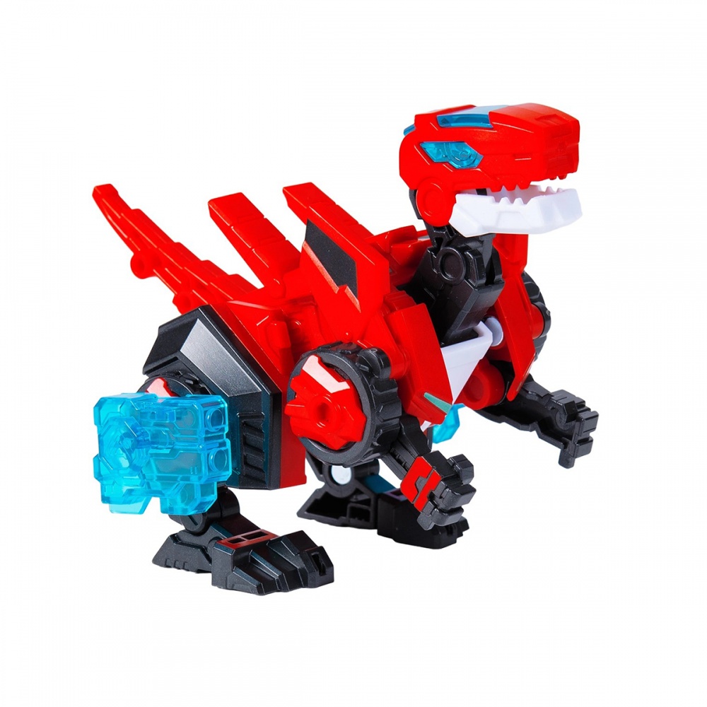 Іграшка-трансформер Alpha Group Динозавр Dinoster - Червоний Раптор-бот EU580840-1