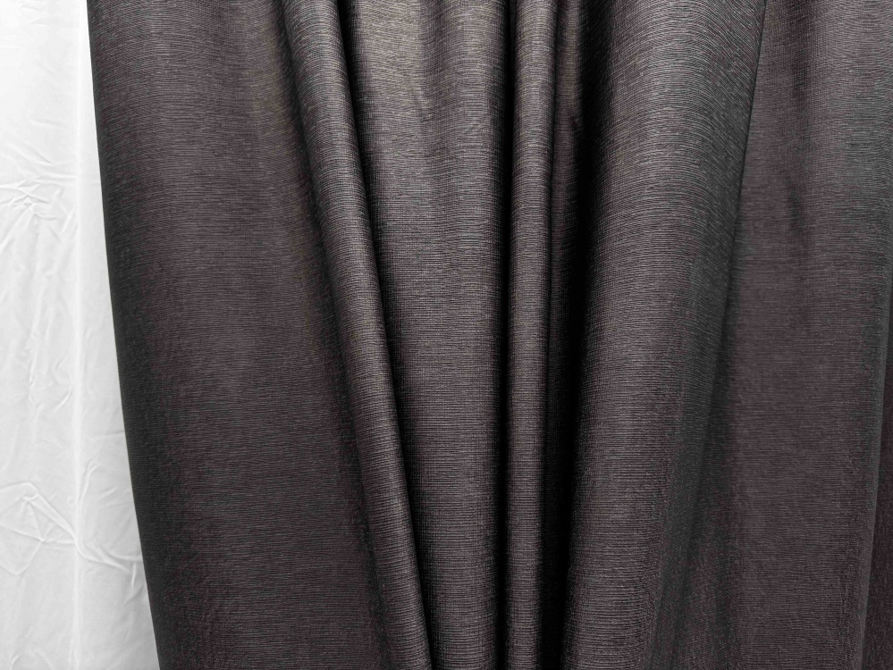 Штора-блекаут Рогожка коричнева 160х270 см Velvet House