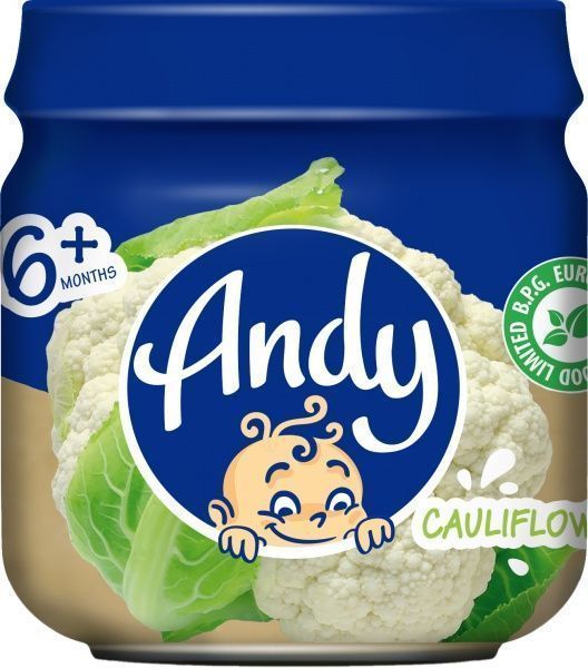 Пюре Andy Цветная капуста 80 г 4813163003476 