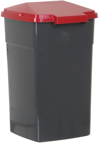 Бак для сміття з кришкою Алеана 90 л 480х470х850 мм