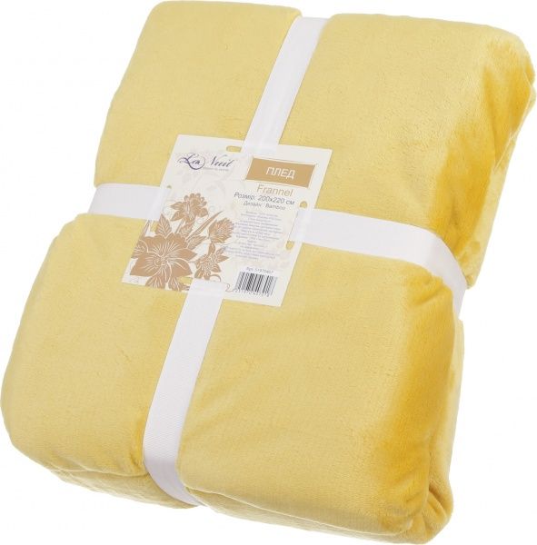 Плед Bamboo 200x220 см желтый La Nuit 