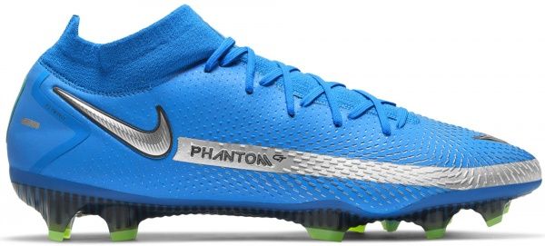 Бутси Nike PHANTOM GT ELITE DF FG CW6589-400 р. US 9,5 синій