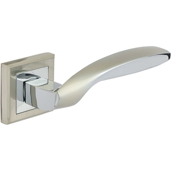 Ручка на розетке MVM Z-1325 матовый никель/полированный хром