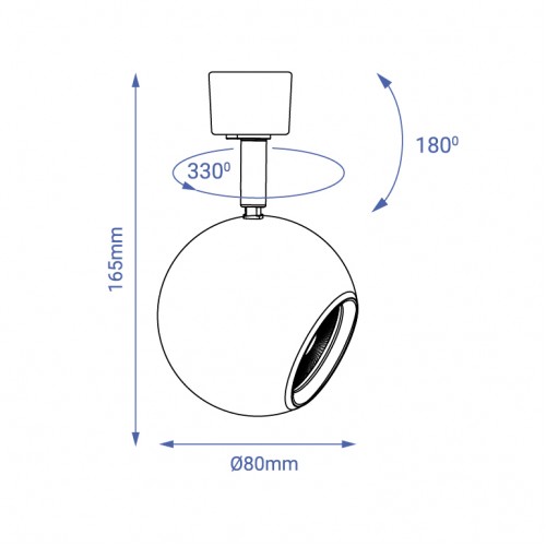 Трековый прожектор Feron ML331 белый 
