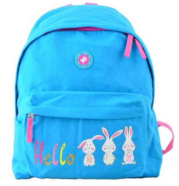 Рюкзак молодіжний YES Hello блакитний