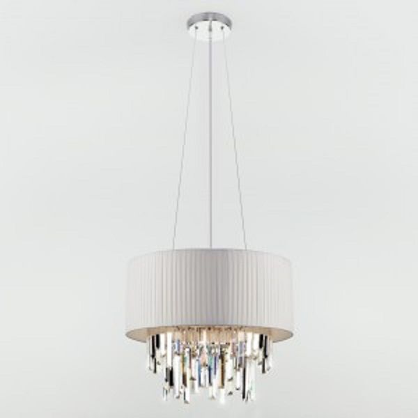 Люстра подвесная Strotskis Amantea 6x40 Вт E14 хром 10106/6 (хром) 