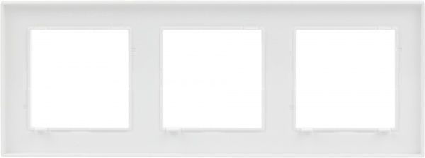 Рамка тримісна Simon SIMON10 універсальна білий CR3/11