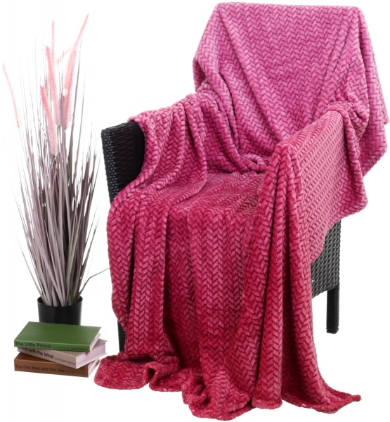 Плед Flannel Plush Orchid Haze 200x220 см La Nuit 